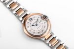 SJ Factory Cartier 33MM in Diameter Automatic Movement Rose Gold Bezel Women's Watch
